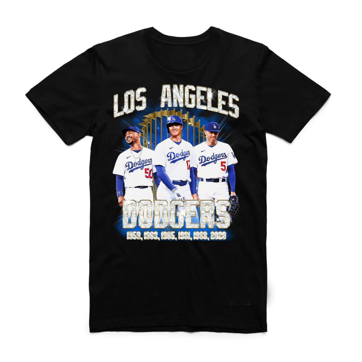 Shohei Ohtani Tee Shirt Los Angeles Dodgers MLB Baseball 6.5oz